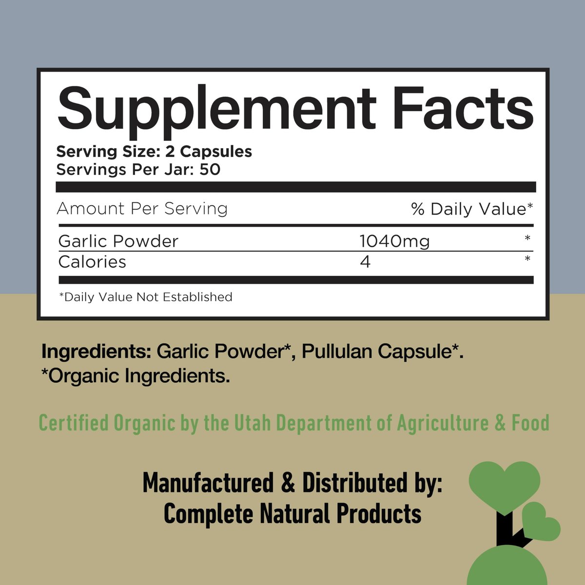 CNP Bio-Knoblauch-Kapseln 520mg – Ganzer Knoblauch-Extrakt, tägliche Herz-Kreislauf-Unterstützung, pflanzlich, vegan, Non-GMO, ohne Füllstoffe, 100 Kapseln, hergestellt in den USA