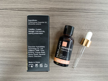 Weihrauch Ätherisches Öl 30 ml / 1,01 fl.oz – MAYJAM Reines Aromatherapieöl für Massage, Diffuser, Seifenherstellung, langanhaltender Duft