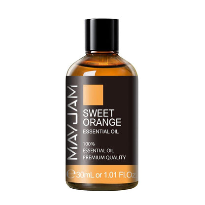 MAYJAM Süßes Orangenöl 30ml – 100% Reines Aromatherapie-Öl für Diffuser, Massage & Seifenherstellung, langanhaltender Duft