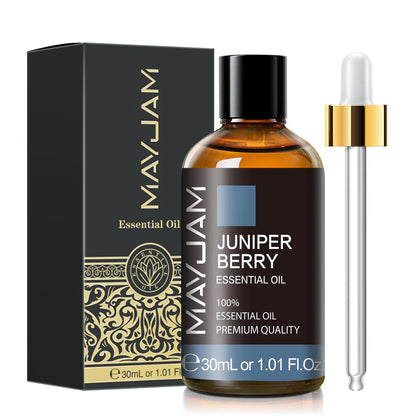 MAYJAM Wacholderbeeren Ätherisches Öl 30 ml – 100% reines Wacholderöl für Aromatherapie, Massage, Diffuser und Seifenherstellung