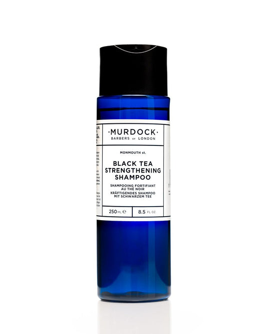Murdock London Black Tea Stärkendes Shampoo 250ml - Koffein-angereicherte Formel für volleres, dichteres Haar