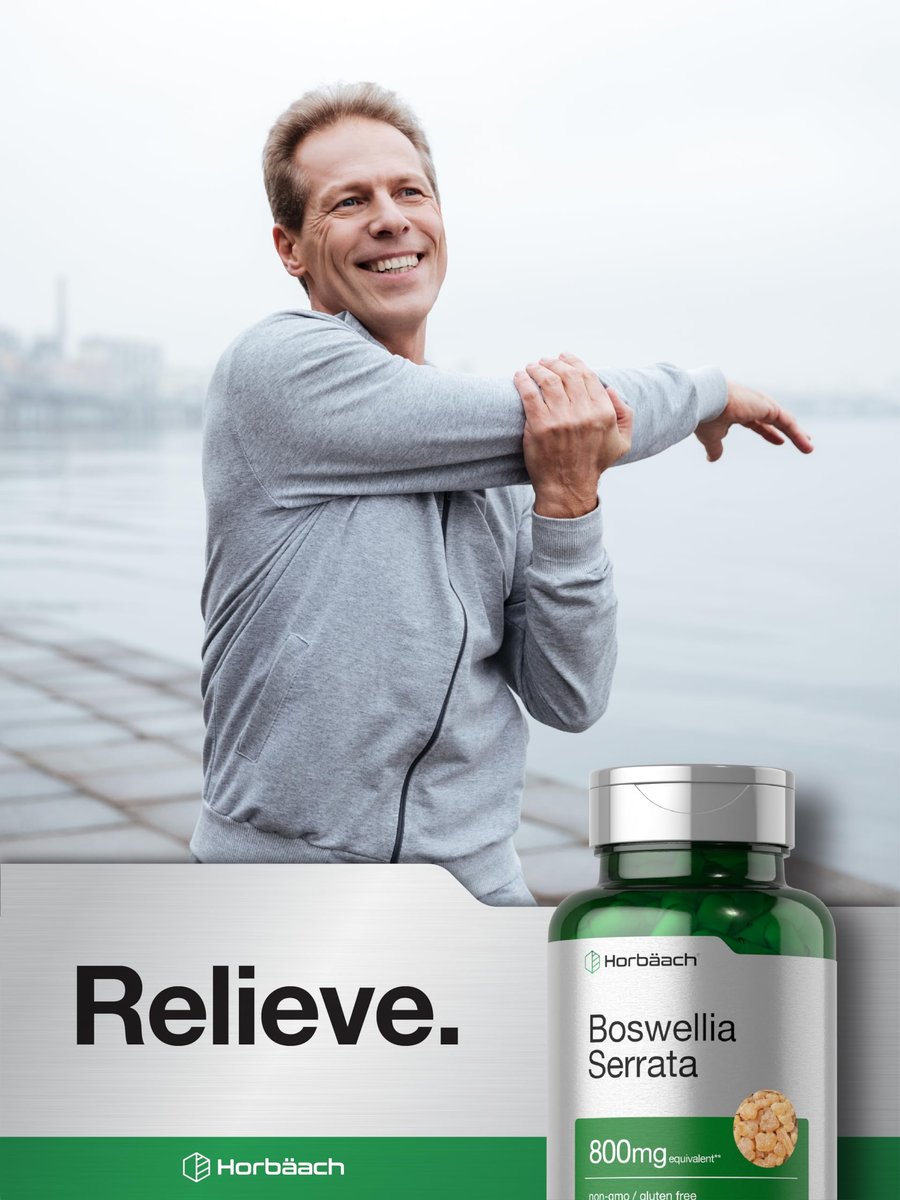 Horbäach Boswellia Serrata Extrakt Kapseln | 120 Stück | Pflanzliches Nahrungsergänzungsmittel | Non GVO, Glutenfrei