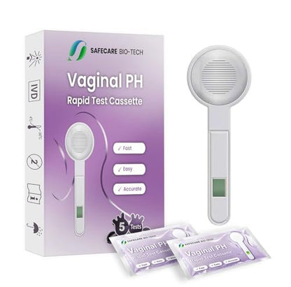 One Step Vaginal pH Bakterielle Vaginose Testkit, 5 Testkits, BV, Hefepilzinfektion, Feminine Vaginalgesundheit, pH-Balance für Frauen, einzeln folienverpackt