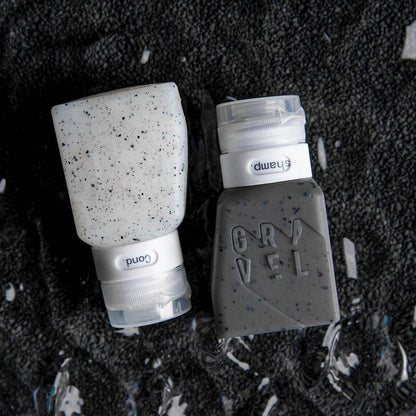 Gravel TSA-zugelassene Reiseflaschen – Auslaufsicher, BPA-frei, kompakte Kulturbehälter (4er-Pack, 90 ml)