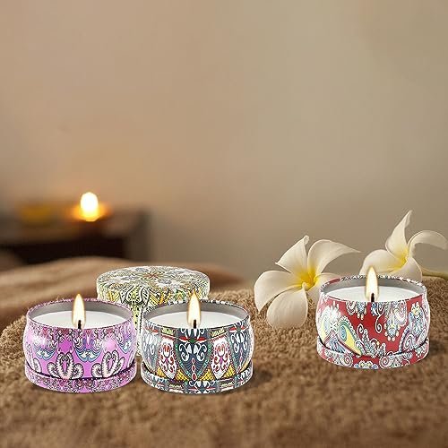 Duftkerzen Geschenkset – 24er Pack, 2,5 oz Sojawachs Aromatherapie Kerzen für Zuhause, Romantische Kerzen Geschenk für Muttertag Weihnachten Valentinstag Geburtstag