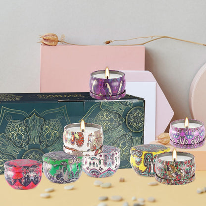 Duftkerzen Geschenkset – 24er Pack, 2,5 oz Sojawachs Aromatherapie Kerzen für Zuhause, Romantische Kerzen Geschenk für Muttertag Weihnachten Valentinstag Geburtstag