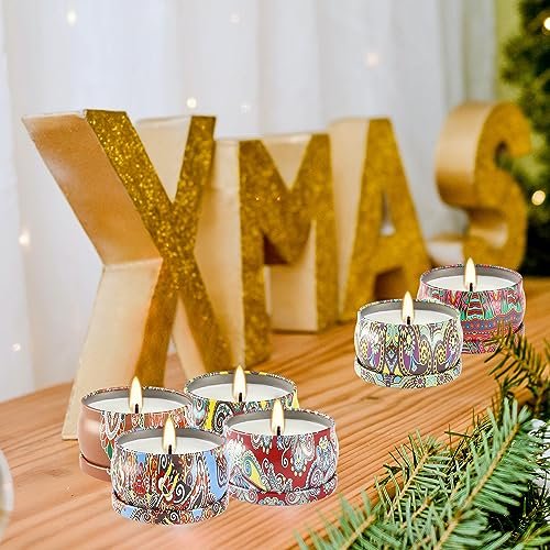 Duftkerzen Geschenkset – 24er Pack, 2,5 oz Sojawachs Aromatherapie Kerzen für Zuhause, Romantische Kerzen Geschenk für Muttertag Weihnachten Valentinstag Geburtstag