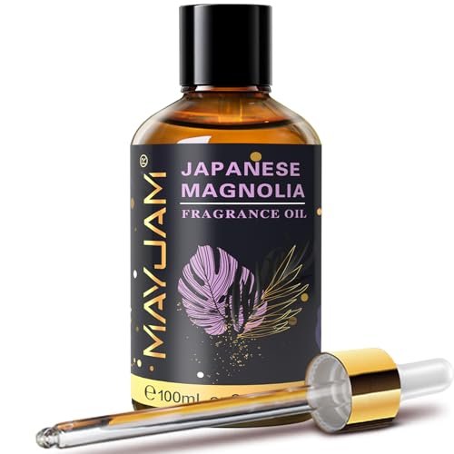 MAYJAM Japanische Magnolie Duftöl 100ml – Langanhaltender Raumduft für Diffuser, Seifen- und Kerzenherstellung
