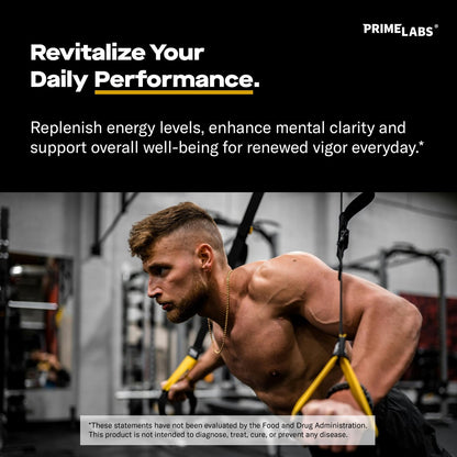 Prime Labs Tongkat Ali für Männer – Plus Bio Maca-Wurzel und Tribulus Terrestris – Leistung, Vitalität, Energie – 60 Kapseln