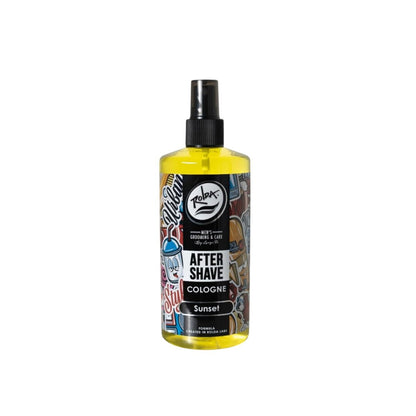 Rolda Sunset After Shave Tonic Cologne für Männer - Beruhigendes Aftershave-Spray, lindert Hautirritationen, pflegt rasierte Haut, maskuliner zitrischer Duft (430 ml)