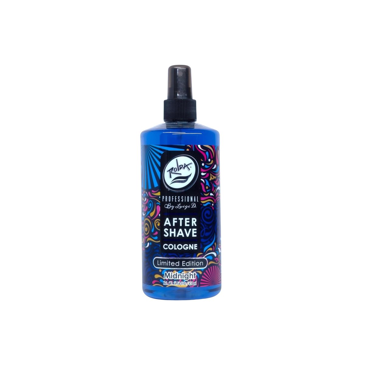 Rolda Midnight After Shave Tonic Cologne für Männer – Beruhigendes Aftershave-Spray, 430 ml