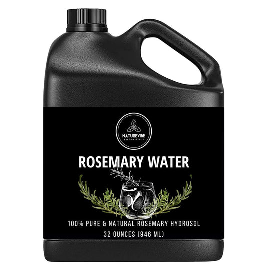 Naturevibe Botanicals Rosmarinwasser 950 ml | 100 % rein und natürlich | Ideal für Haut- und Haarpflege