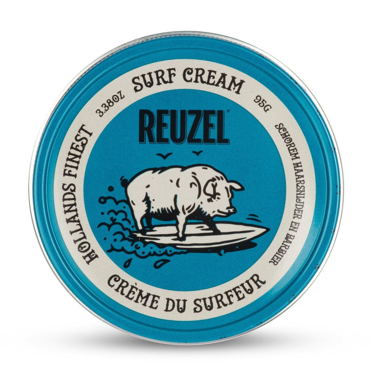 REUZEL Surf Texture und Definition Creme – Leichter Halt für den ganzen Tag, wasserlöslich, mattes Finish und schuppenfrei, für alle Frisuren, 3,38 oz