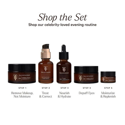 True Botanicals Resurrection Radiance Brightening Eye Cream – Reduziert dunkle Augenringe, feine Linien, Fältchen & Schwellungen | Dermatologisch getestet, natürlich, vegan | 0,5 oz (15 ml)