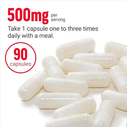 Force Factor Magnesium Komplex – Magnesium Glycinat, Citrat und Oxid für Muskeln, Knochen, Nerven und Herz-Kreislauf-Gesundheit – Vegan, Nicht-GVO, 90 Kapseln