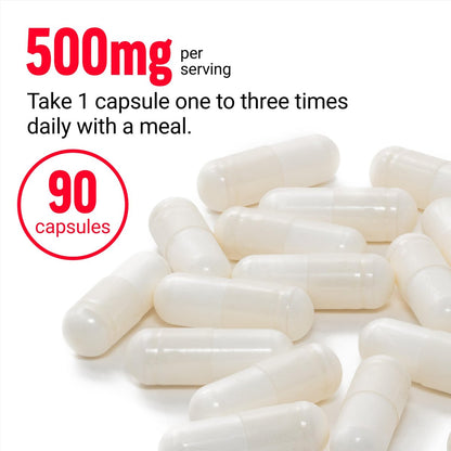 Force Factor Magnesium Komplex – Magnesium Glycinat, Citrat und Oxid für Muskeln, Knochen, Nerven und Herz-Kreislauf-Gesundheit – Vegan, Nicht-GVO, 90 Kapseln