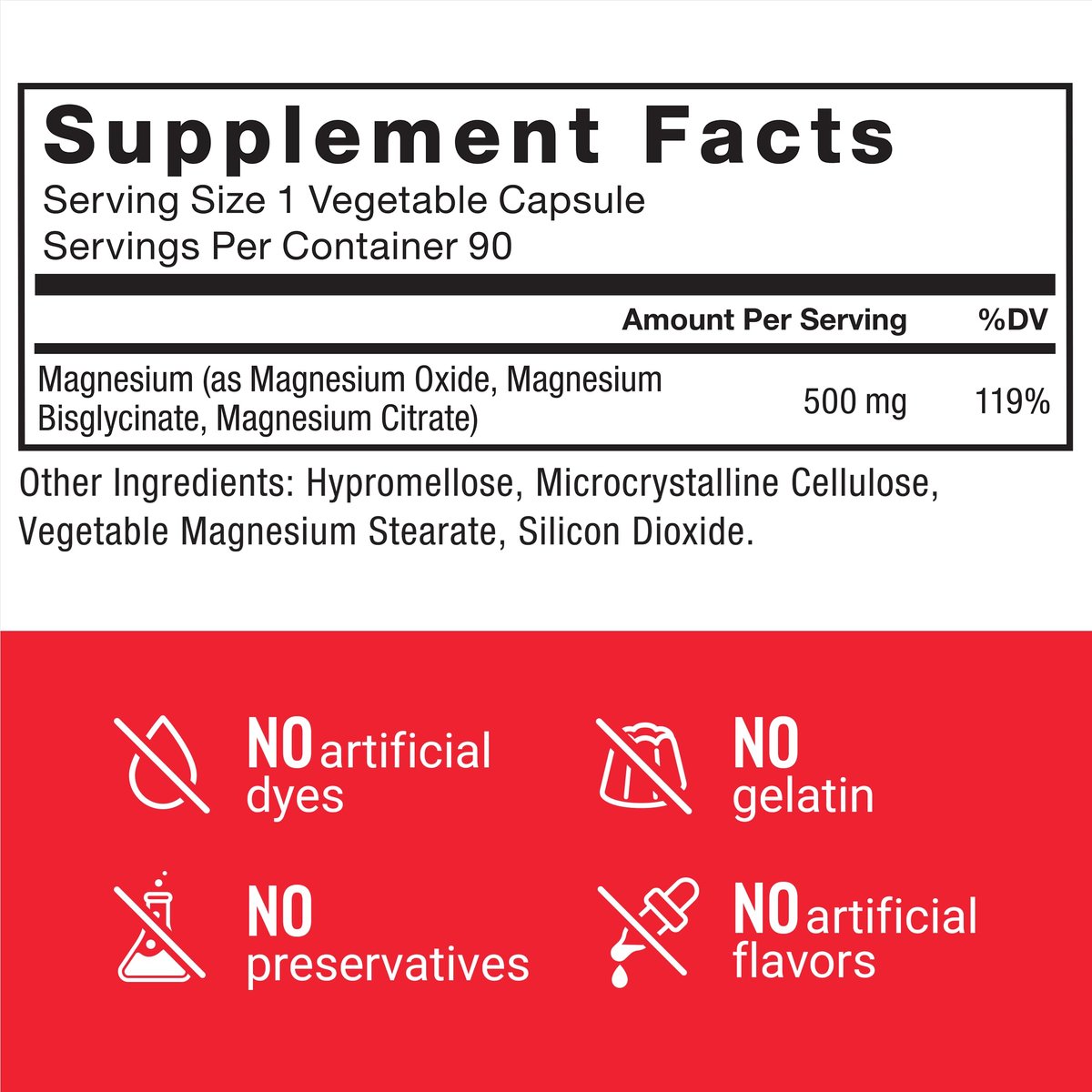 Force Factor Magnesium Komplex – Magnesium Glycinat, Citrat und Oxid für Muskeln, Knochen, Nerven und Herz-Kreislauf-Gesundheit – Vegan, Nicht-GVO, 90 Kapseln