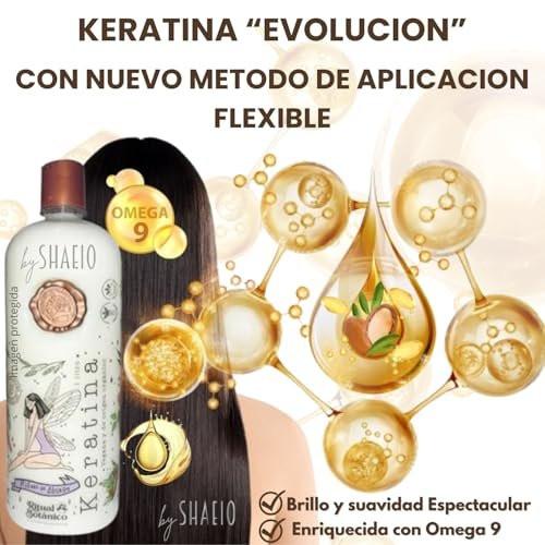 SHAEIO Keratin-Haarmaske - 1 Liter. RITUAL BOTANICO Kolumbianische Bio-Keratina für das Haar mit 12 natürlichen Ölen und Aminosäuren