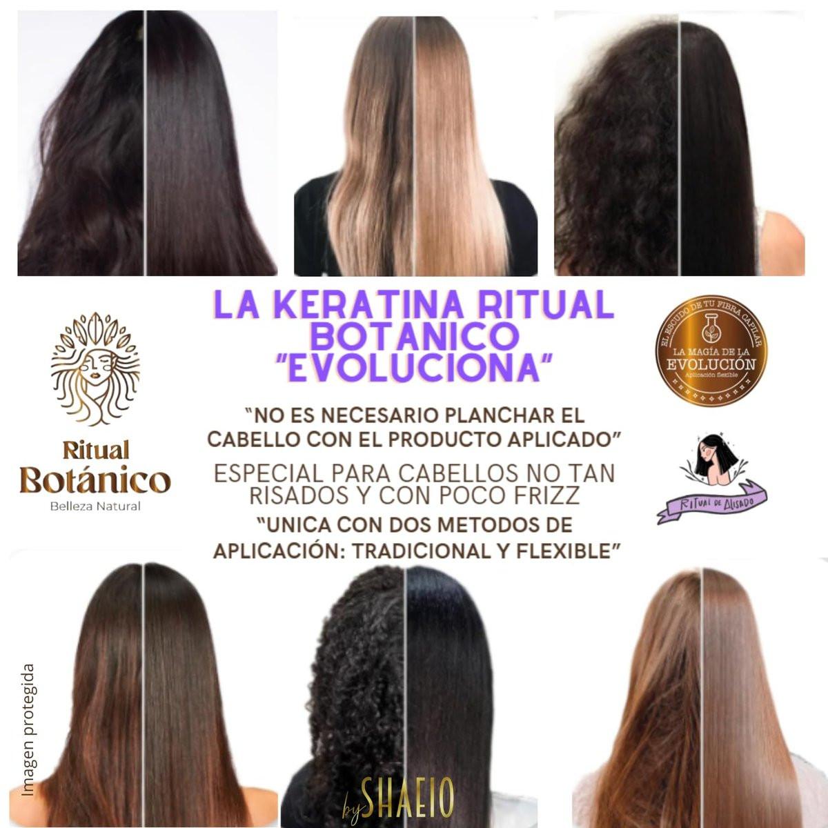 SHAEIO Keratin-Haarmaske - 1 Liter. RITUAL BOTANICO Kolumbianische Bio-Keratina für das Haar mit 12 natürlichen Ölen und Aminosäuren