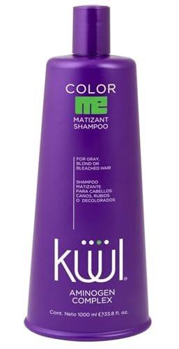 KUUL MATIZANT SHAMPOO 33,81 oz - Lila Shampoo für graues, blondes und blondiertes Haar (Lila Flüssigkeit) - 1000 ml