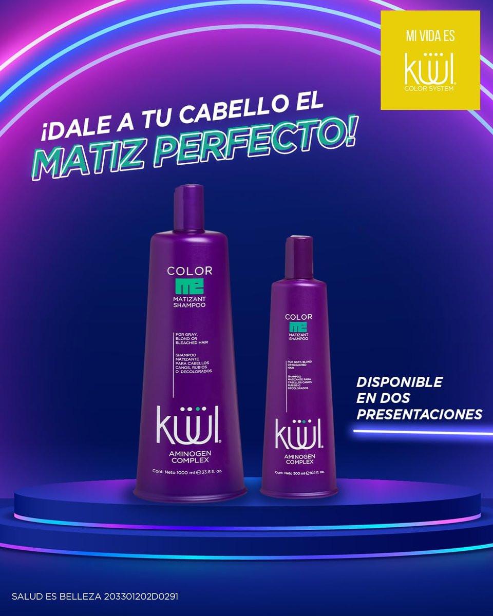 KUUL MATIZANT SHAMPOO 33,81 oz - Lila Shampoo für graues, blondes und blondiertes Haar (Lila Flüssigkeit) - 1000 ml