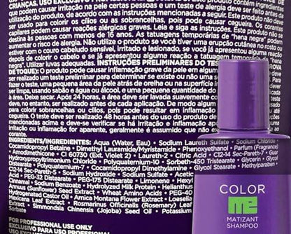 KUUL MATIZANT SHAMPOO 33,81 oz - Lila Shampoo für graues, blondes und blondiertes Haar (Lila Flüssigkeit) - 1000 ml