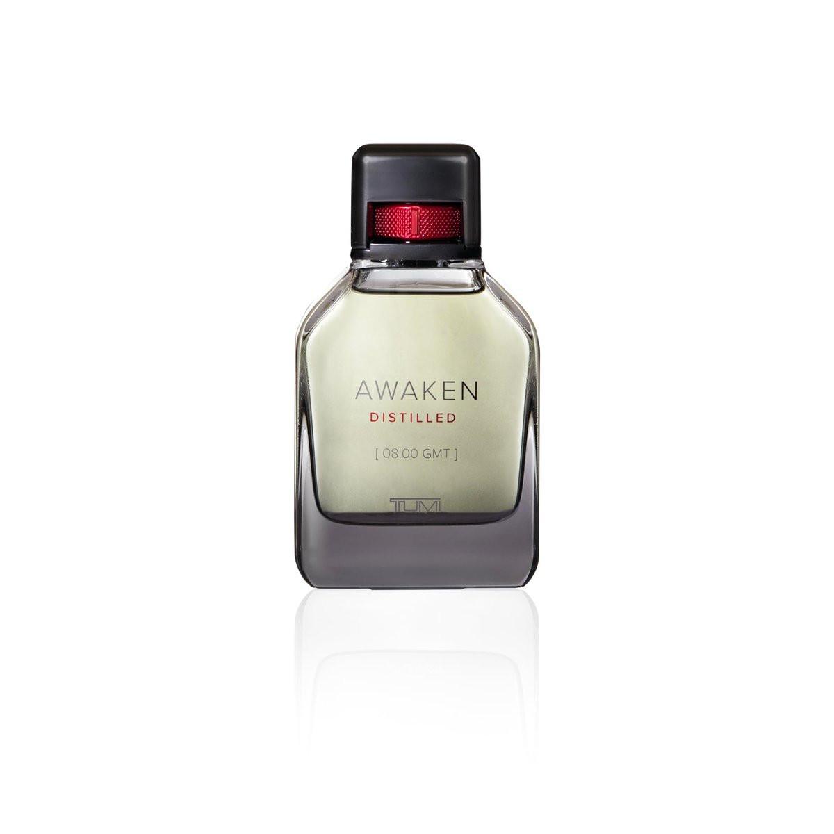 TUMI AWAKEN DISTILLED [08:00 GMT] Extrait De Parfum für Herren – Belebendes Cologne mit holzigen Noten – 100 ml