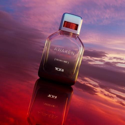 TUMI AWAKEN DISTILLED [08:00 GMT] Extrait De Parfum für Herren – Belebendes Cologne mit holzigen Noten – 100 ml