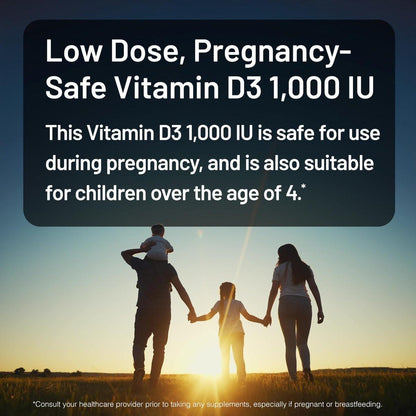 NatureWise Vitamin D3 1000 IE (25 µg) – 200-Tage-Vorrat für Immunsystem, Muskelfunktion & Knochengesundheit – Non-GMO, glutenfrei in Bio-Olivenöl, (Mini-Weichkapsel), 200 Stück