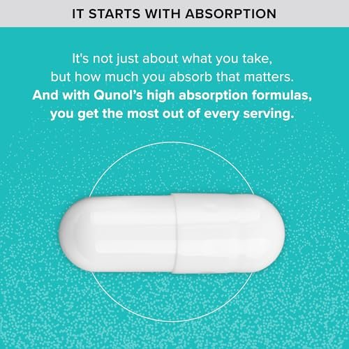 Qunol Magnesium Kapseln 420 mg, 100% des Tagesbedarfs, Hochabsorbierendes Magnesiumpräparat, Extra Stärke, Für Knochen- und Muskelgesundheit, 180 Kapseln