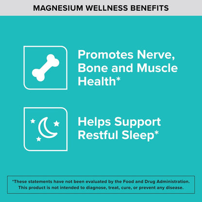 Qunol Magnesium Kapseln 420 mg, 100% des Tagesbedarfs, Hochabsorbierendes Magnesiumpräparat, Extra Stärke, Für Knochen- und Muskelgesundheit, 180 Kapseln