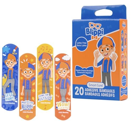 Blippi 20er-Pack Pflaster – Bunte Wundversorgung für Kinder