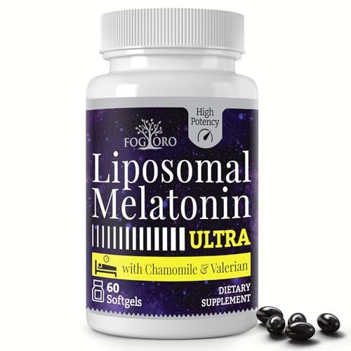 Fogoro Melatonin 60mg – Schneller einschlafen, länger durchschlafen, Hochdosiert