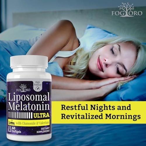 Fogoro Melatonin 60mg – Schneller einschlafen, länger durchschlafen, Hochdosiert