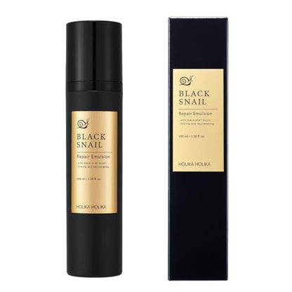 HOLIKA HOLIKA Prime Youth Black Snail Repair Emulsion 100ml – Feuchtigkeitsspendende Gesichtspflege mit Schneckenschleim
