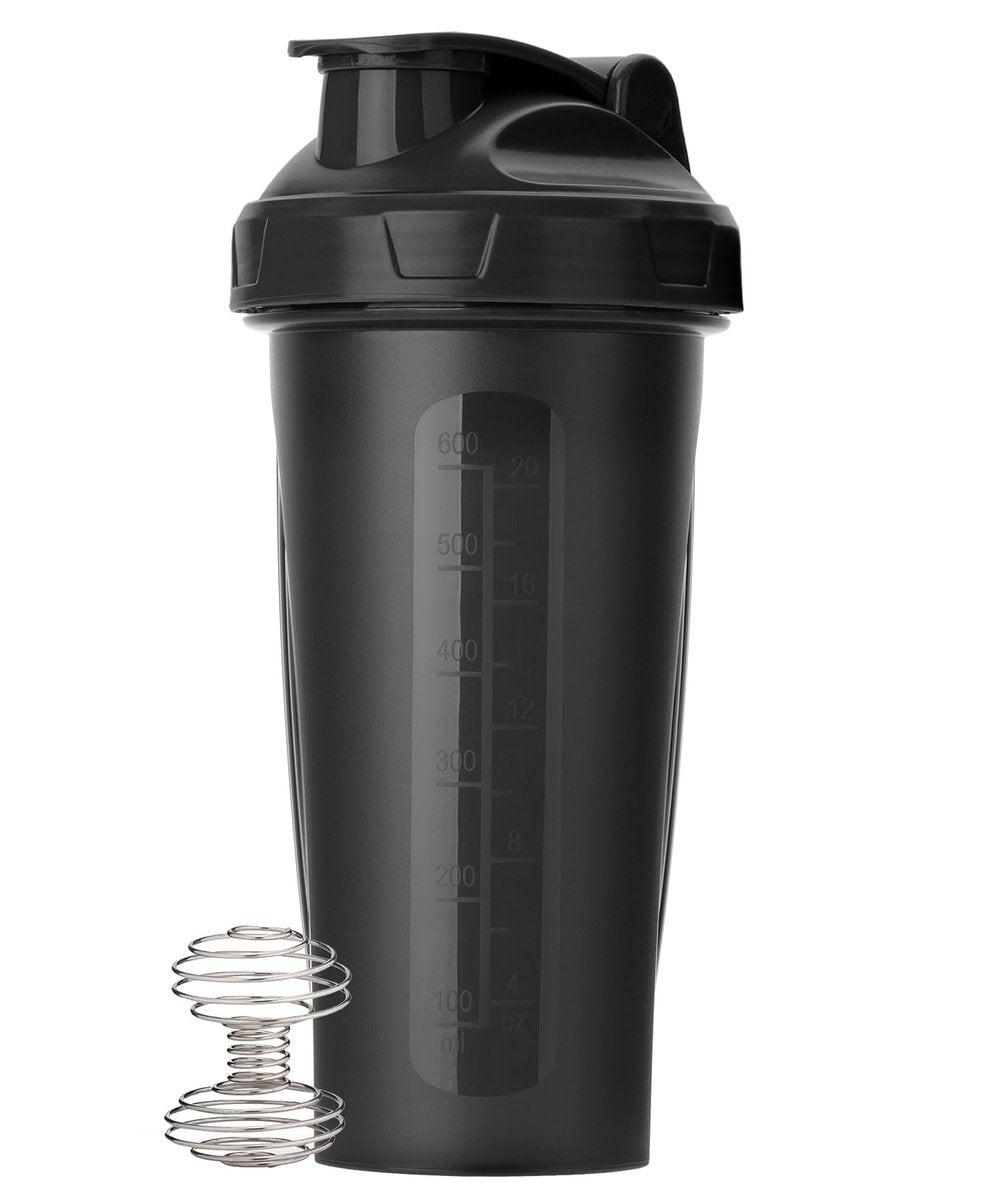 Mr. Pen Shakerflasche für Proteinmischungen, 28 oz, auslaufsicherer Shakerbecher mit Edelstahl-Drahtkugel für Proteinshakes und Pre-Workout, Schwarz, 1 Packung