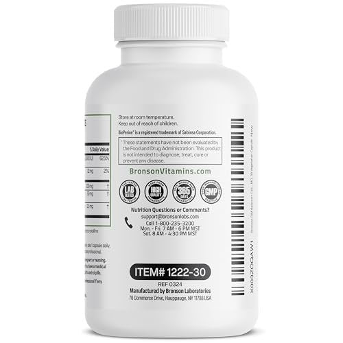 Bronson DIM Balance+ Calcium-D-Glucarat, Brokkolisprossen & Vitamin D3 – 200 mg DIM pro Kapsel, unterstützt den Östrogenstoffwechsel & ausgeglichene Hormonspiegel, Non-GMO, 30 vegane Kapseln