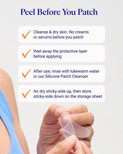 Wrinkles Schminkles Gesichtsglättungsset – Mund- & Lippen-Pads (2er-Pack), Augen-Faltenpflaster (3 Paare), Stirn-Faltenpflaster (2er-Pack) – Wiederverwendbare, hautfreundliche Silikon-Glättungspads