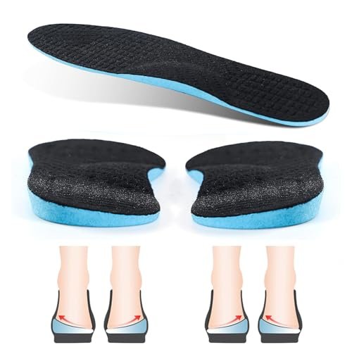 XINIFOOT Supinationskorrektur-Einlegesohlen für Männer & Frauen, Plantarfasziitis-Orthopädie-Einlagen zur Korrektur von Plattfüßen, O/X-Beinen, O-Beinen, Fersenschmerzen (Farbe: Supination Insoles)