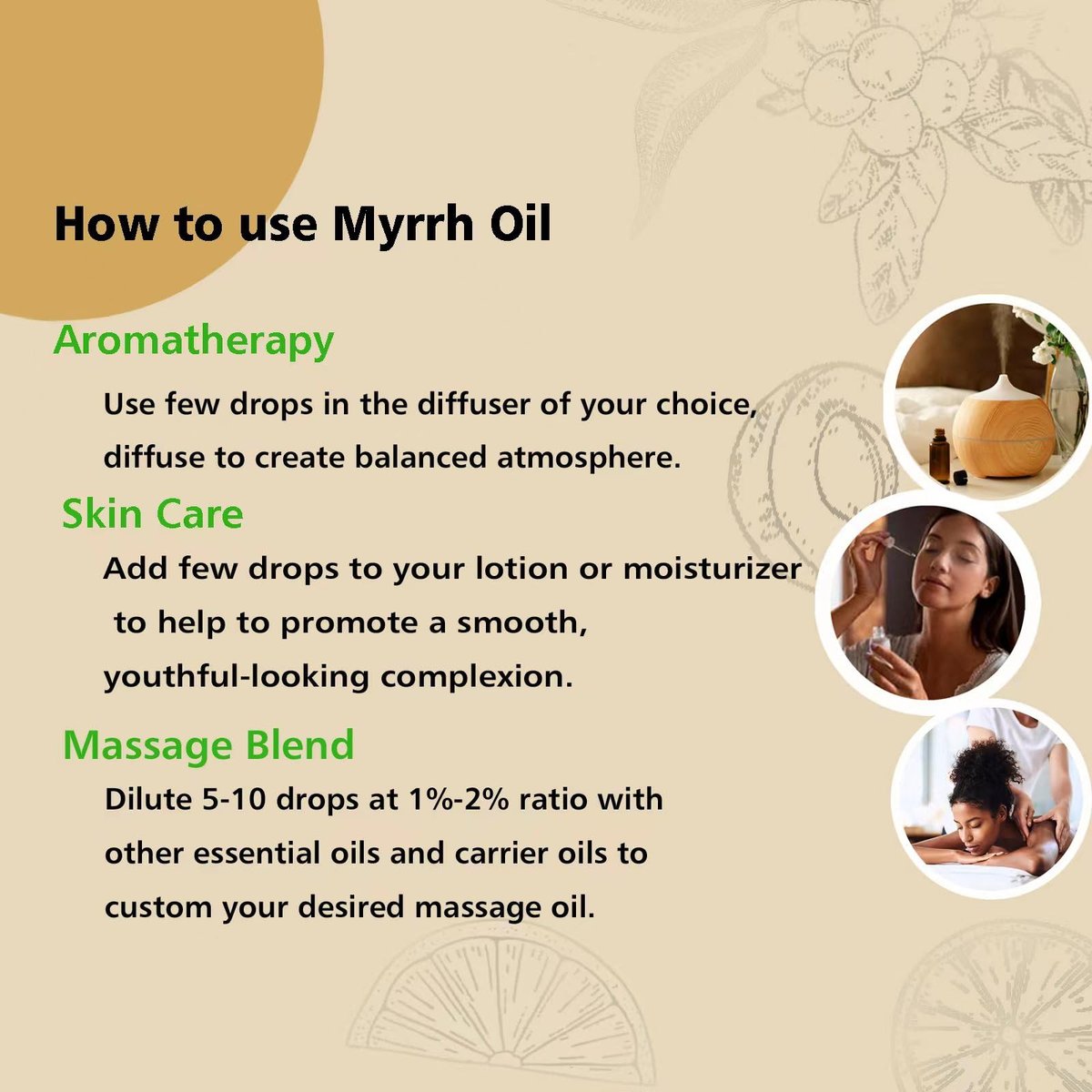 GM Gumili Weihrauch & Myrrhe Ätherisches Öl Set, 2 x 30 ml, 100 % reine unverdünnte ätherische Öle für Diffuser, Aromatherapie, Meditation & Hautpflege