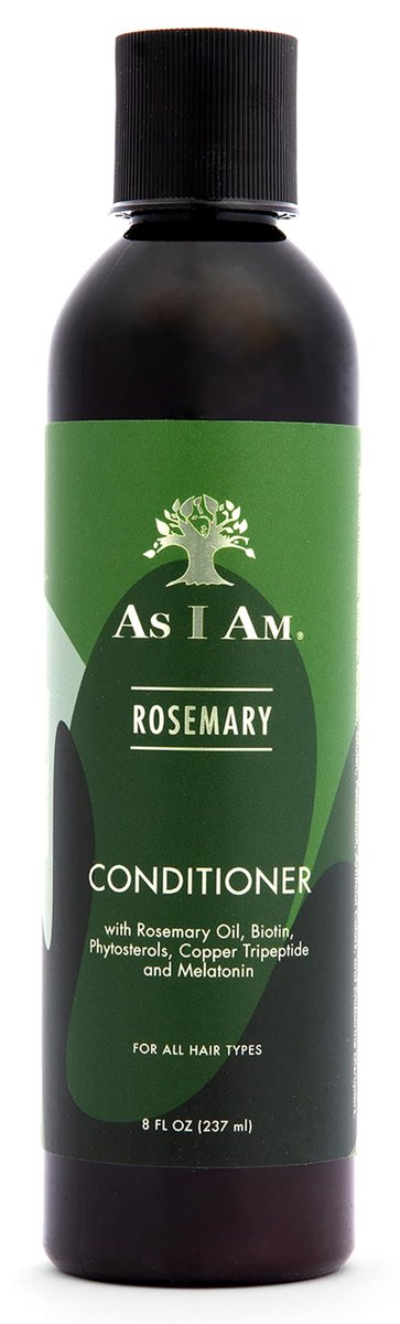 As I Am Rosmarin Conditioner 240 ml – mit Biotin & Sägepalme für lockiges & feines Haar