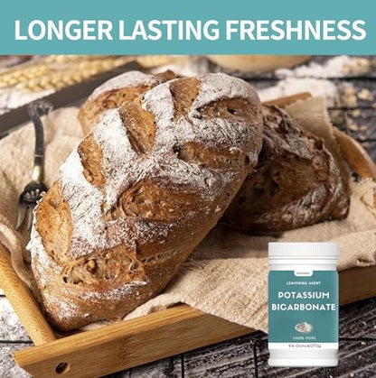9,6 oz Kaliumbicarbonat, 100% reines Kaliumbicarbonat-Pulver für Pflanzen, Weinherstellung, Kuchen, Kekse und mehr