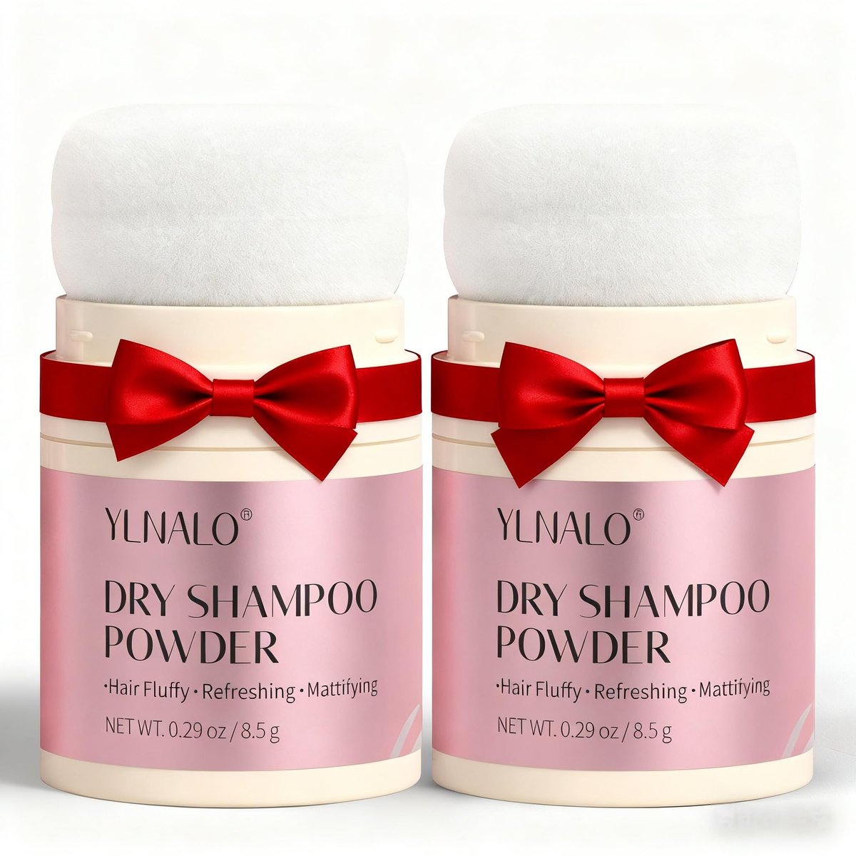 YLNALO Trockenshampoo Pulver 2er-Pack, mattierendes Volumenpuder für erfrischtes Haar, nicht als Aerosol, kein weißer Rückstand, Reisegröße, geeignet für Frauen und Männer, 0,58 Unzen Geschenk für Frauen