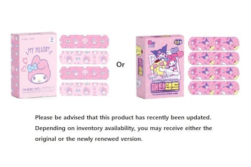 2er-Pack, Niedliche Katzenfreunde Haftverbände 10 Stück, 16 Stück pro Sorte, insgesamt 26 Stück, Erste-Hilfe-Bandagen mit niedlichen Designs, Design kann variieren (Rosa)