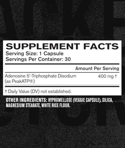 Jacked Factory Essentials Muscle Builder – ATP-Booster für Muskelaufbau & Leistungssteigerung, 30 Kapseln