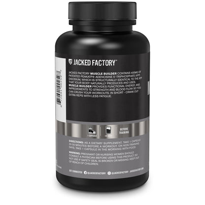 Jacked Factory Essentials Muscle Builder – ATP-Booster für Muskelaufbau & Leistungssteigerung, 30 Kapseln