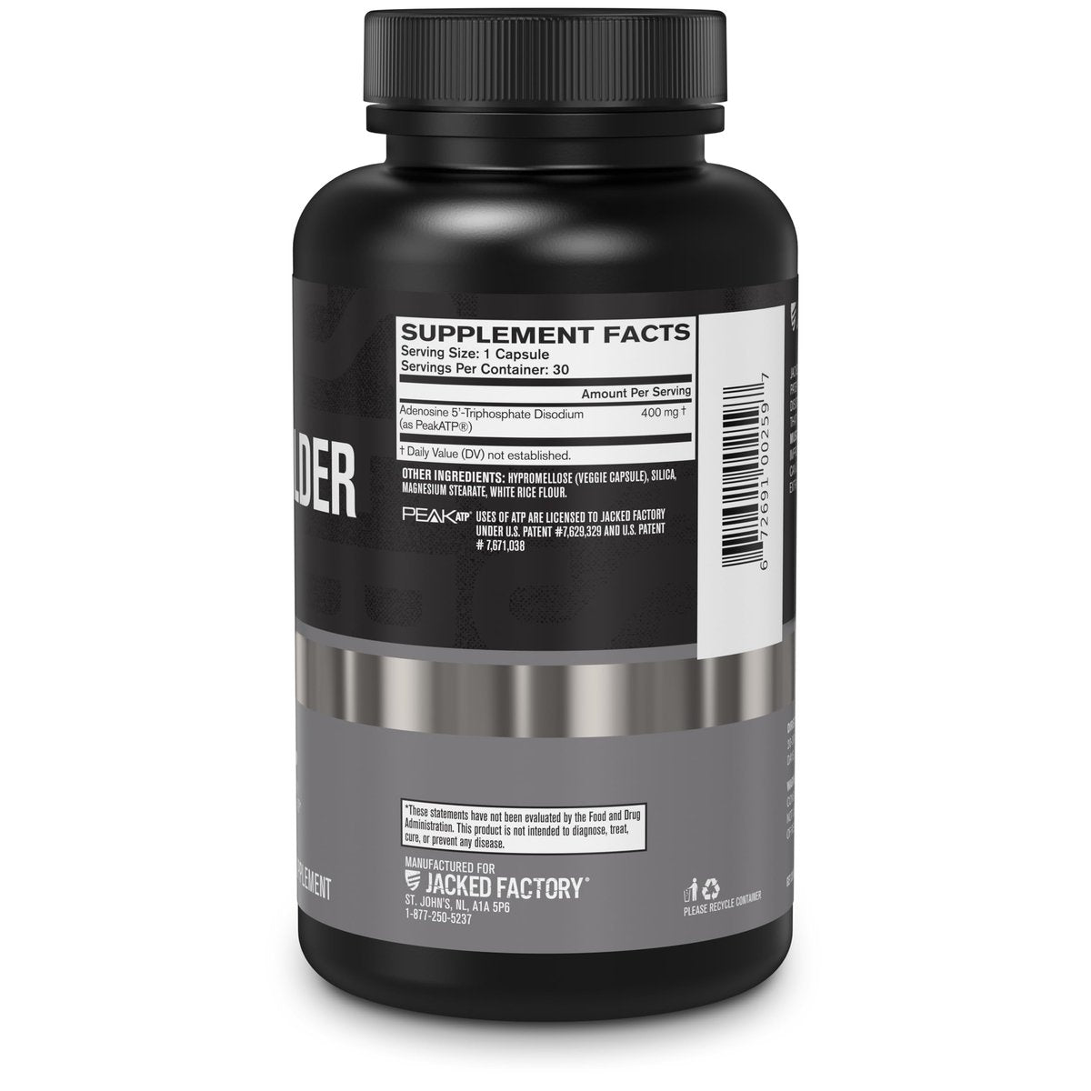 Jacked Factory Essentials Muscle Builder – ATP-Booster für Muskelaufbau & Leistungssteigerung, 30 Kapseln