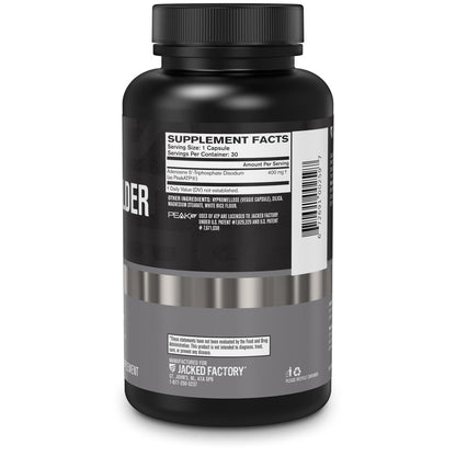 Jacked Factory Essentials Muscle Builder – ATP-Booster für Muskelaufbau & Leistungssteigerung, 30 Kapseln