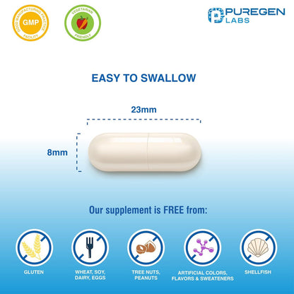 Puregen Labs Kalium-Bicarbonat Supplement 1020 mg | Non-GMO | Glutenfrei | 240 vegane Kapseln