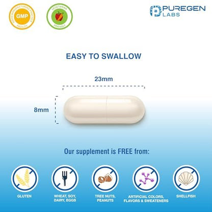 Puregen Labs Kalium-Bicarbonat Supplement 1020 mg | Non-GMO | Glutenfrei | 240 vegane Kapseln